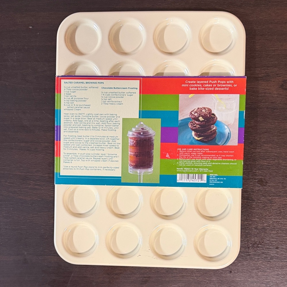 Nordic Ware Vibrant Red Mini Treat Pan - Picture 2 of 2